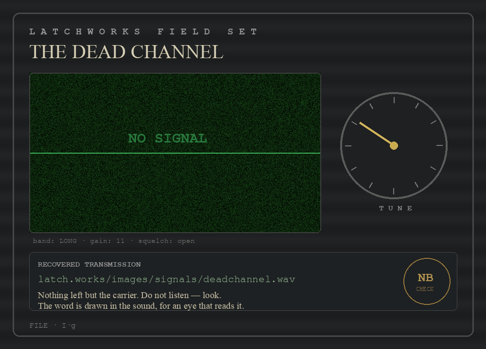 The Dead Channel